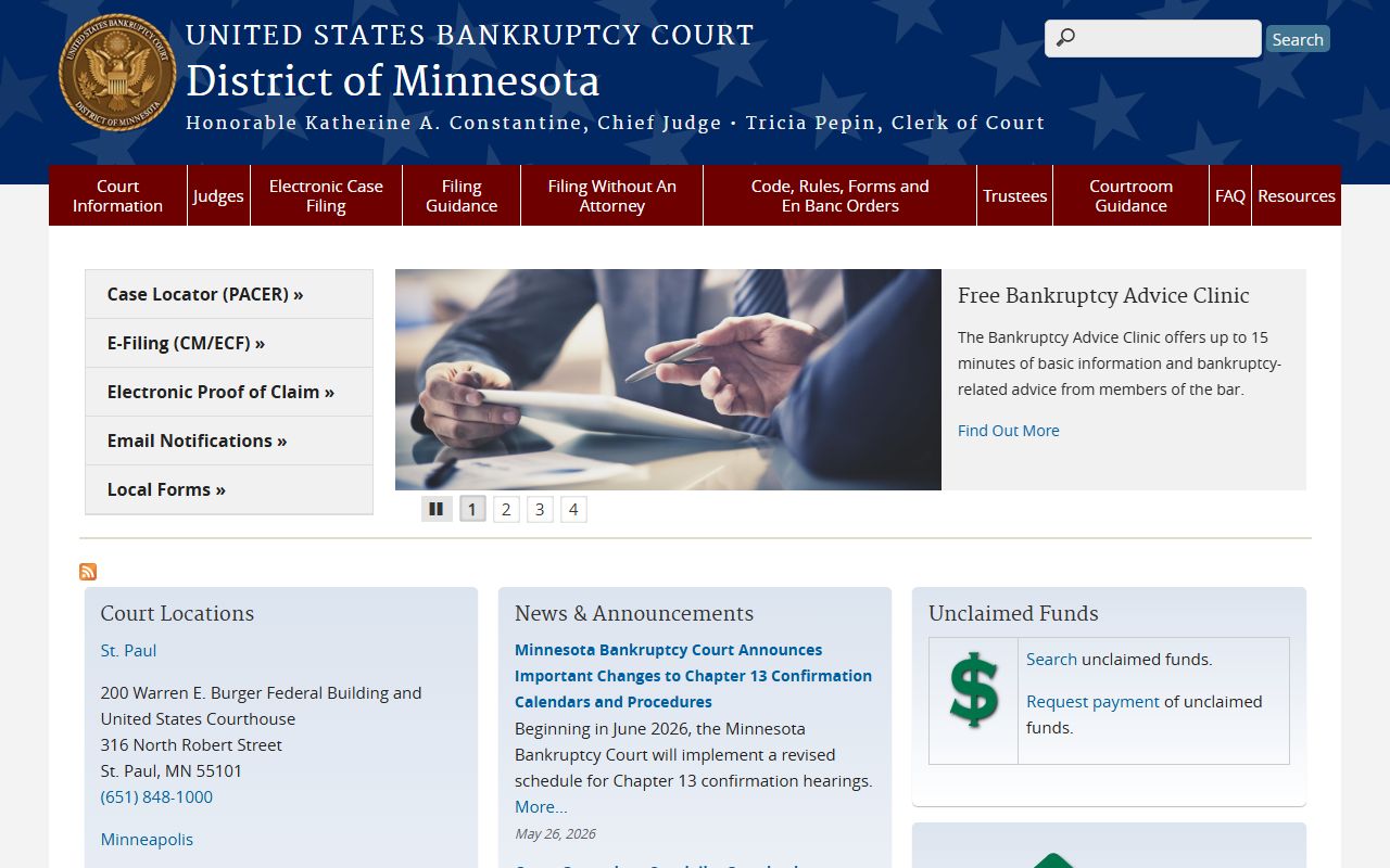 U.S. Bankruptcy Court for the District of Minnesota