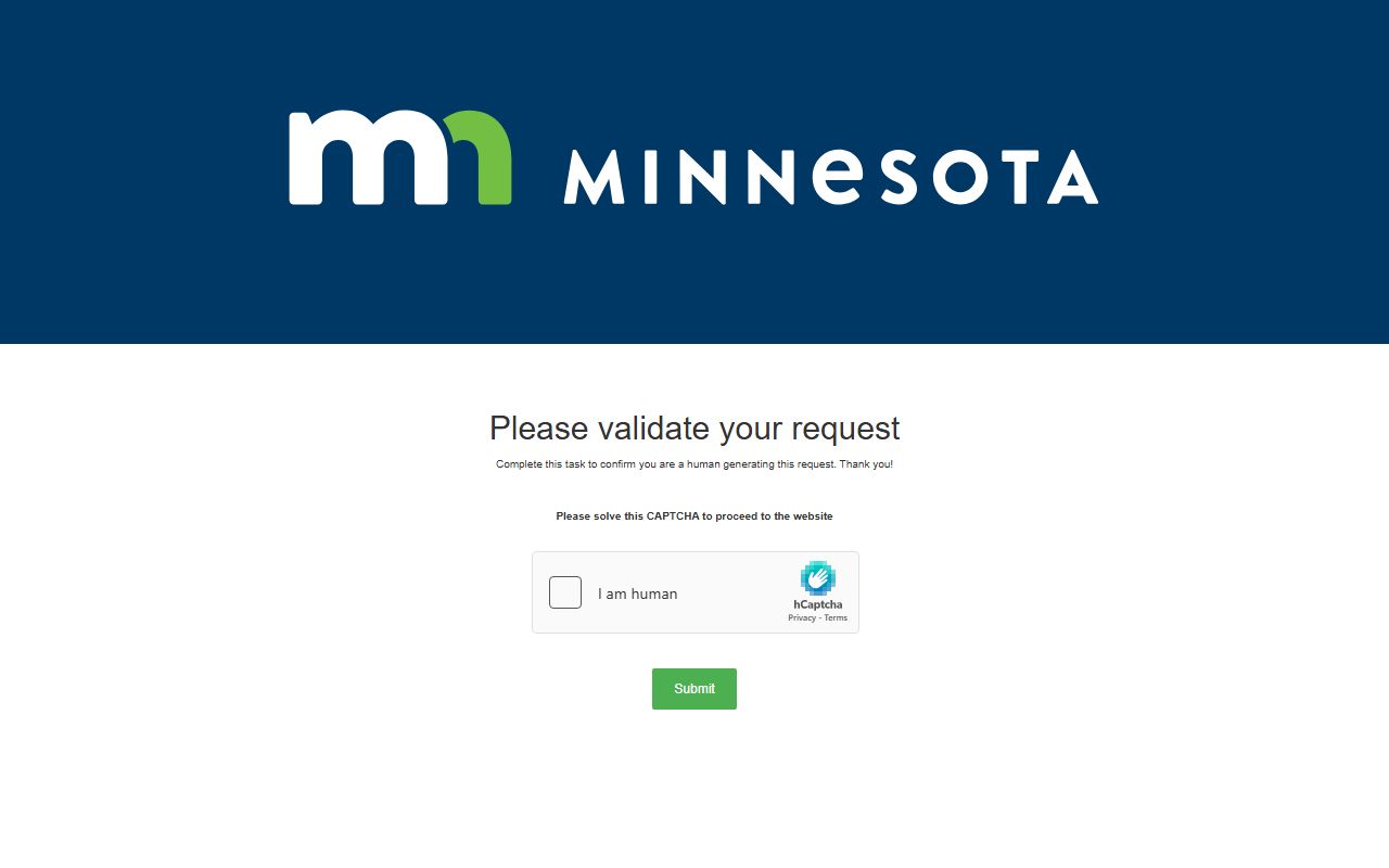 Minnesota DOC search page for incarcerated individuals serving Washington County